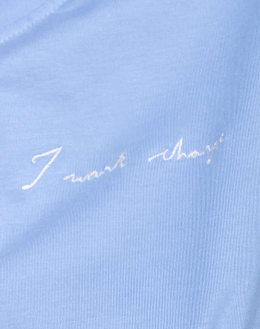 Bild von Oversize Basic Tee in I want Change