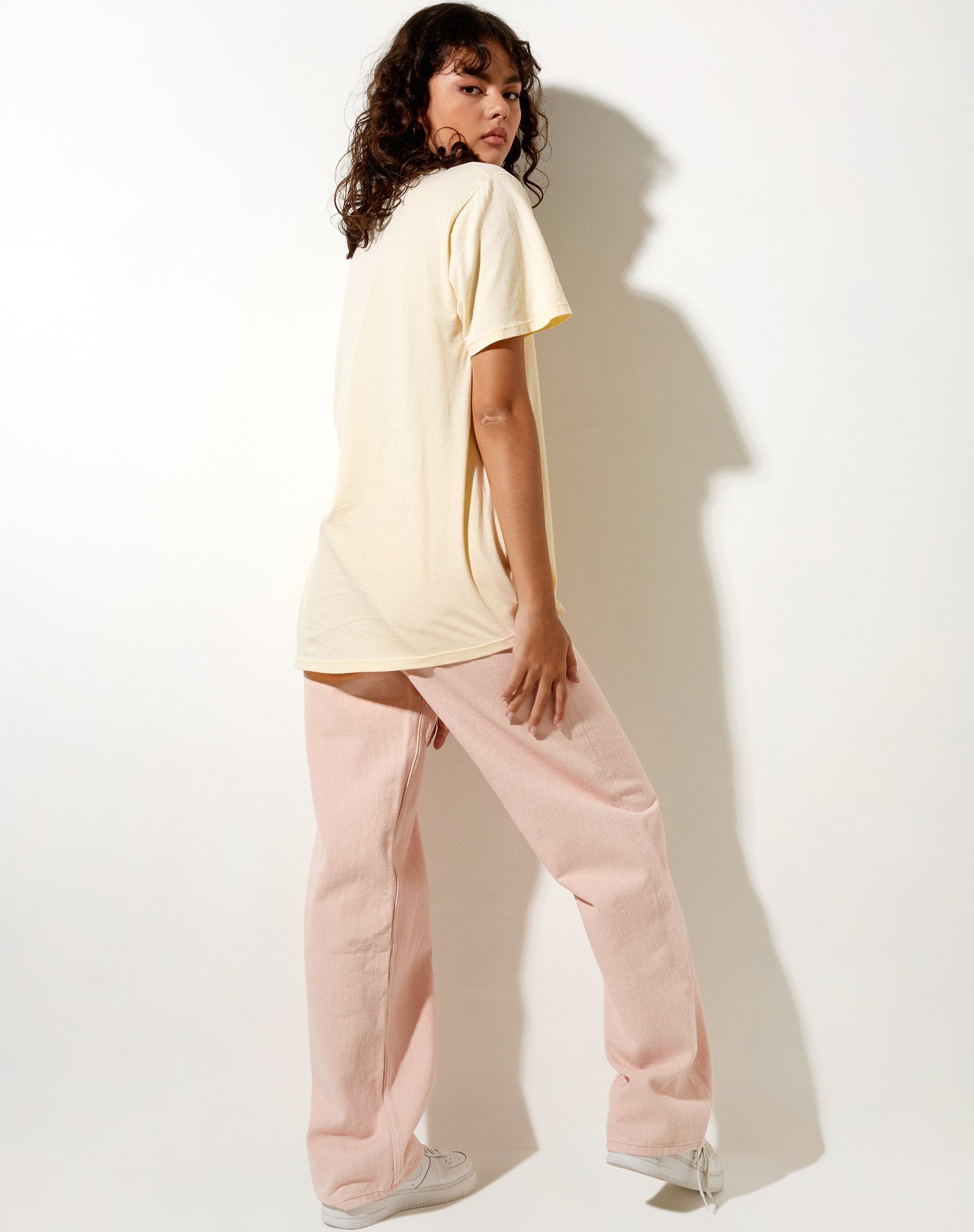 Bild von Oversize Basic Tee in Buttercreme Pearl Sands