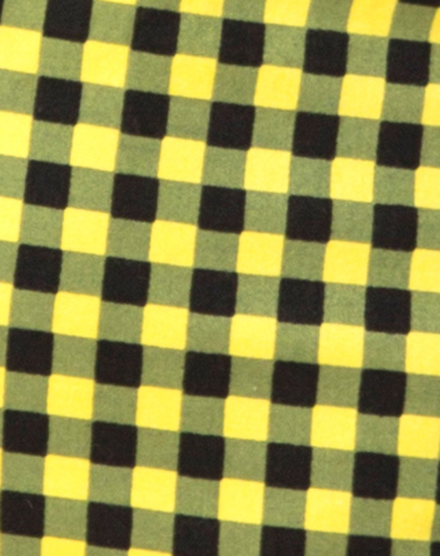 Image of Oxford-Hemd in Medium Gingham Gelb