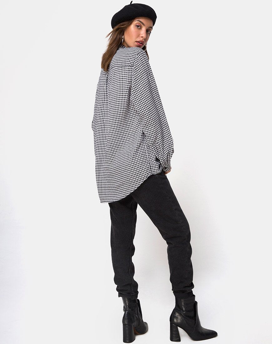 Image von Oxford-Hemd in Dogtooth