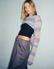 Bild von Ozzy Bolero Top in Grau Blau