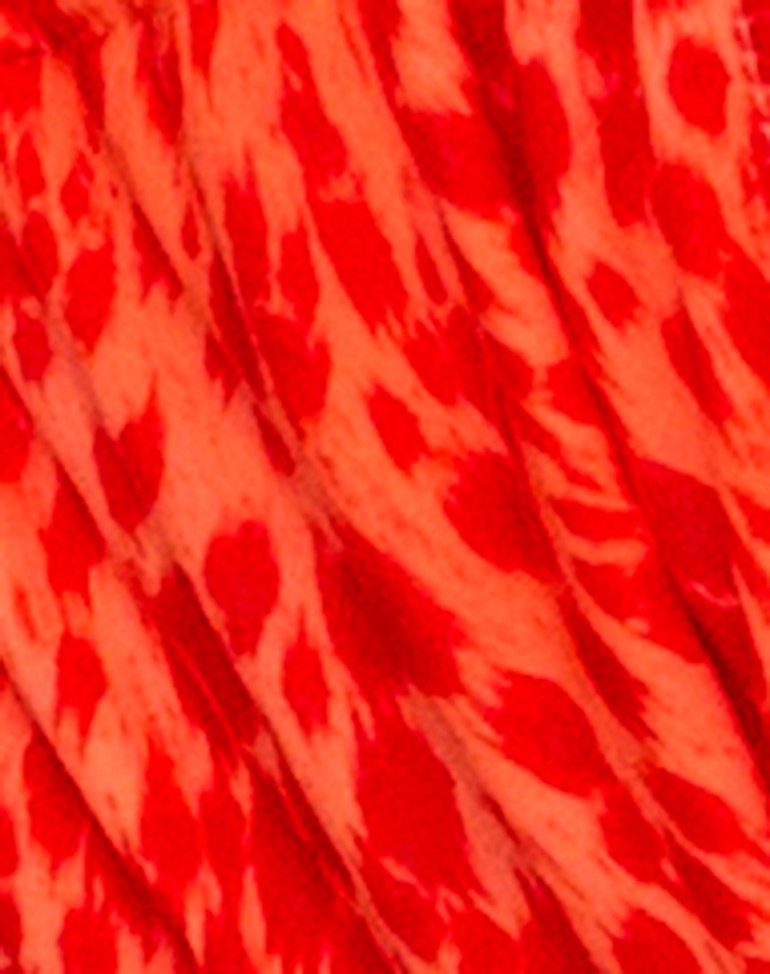 Bild von Leyna Bikiniunterteil in Sand Leopard Orange