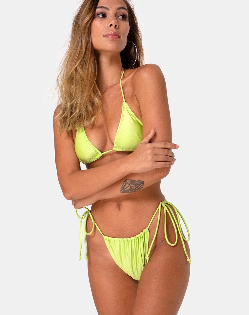 Leyna Bikini-Unterteil in Pistazie