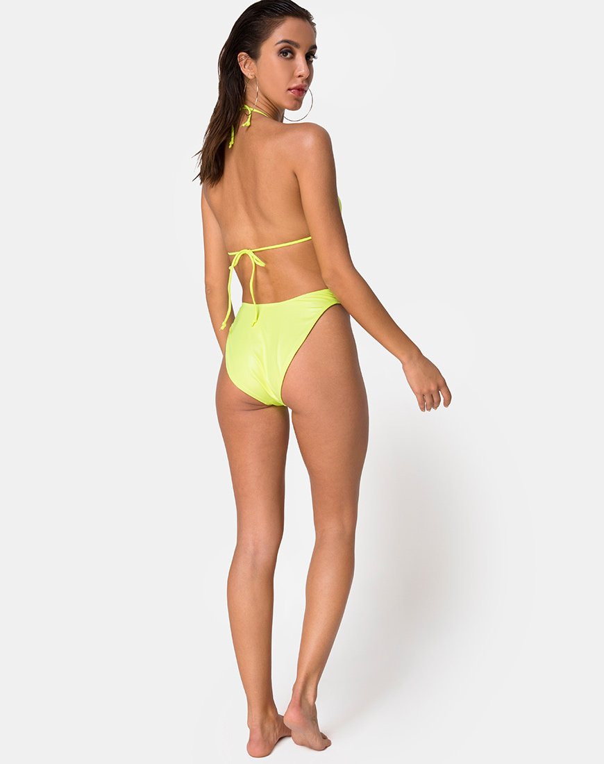 Bild von Meeka Bikiniunterteil in Coated Lime