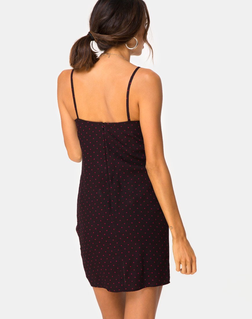 Panthus Kleid in Cuban Dot Rot