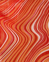 70er Jahre Ripple Tangerine
