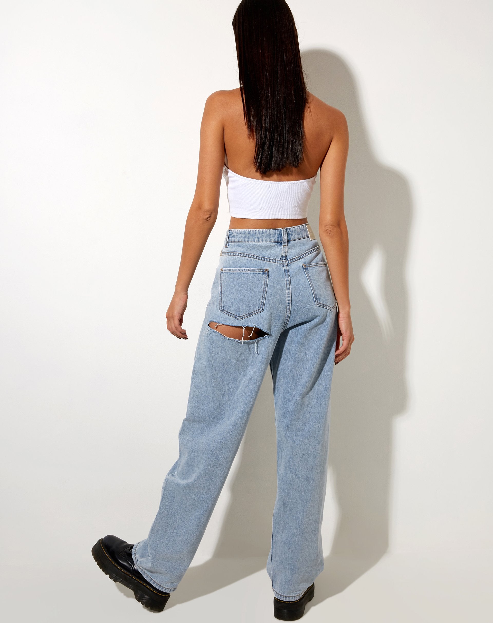 Bild von Bum Rips Parallel Jean in Tonal Light Wash
