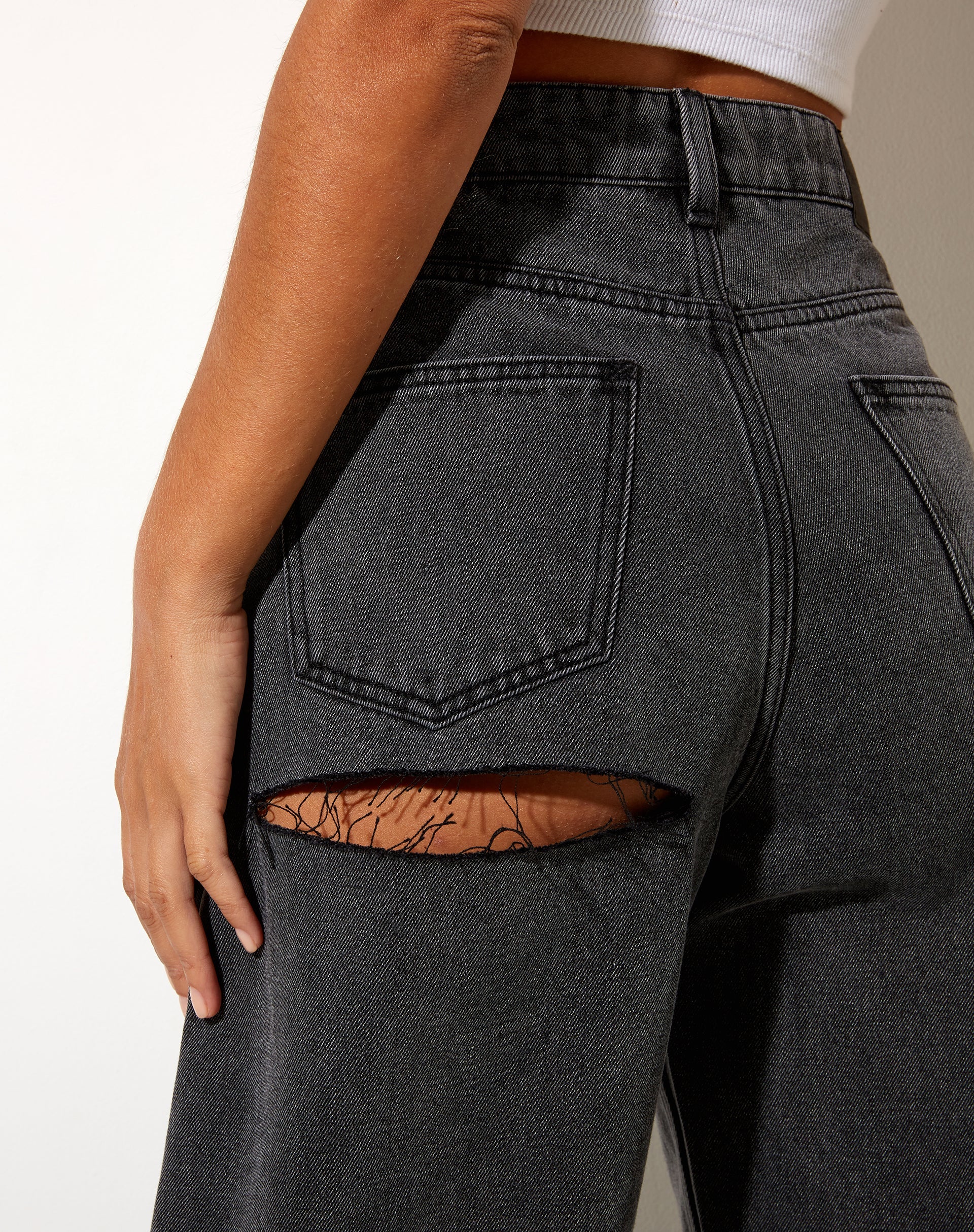 Bild von Bum Rips Parallel Jeans in Black Wash