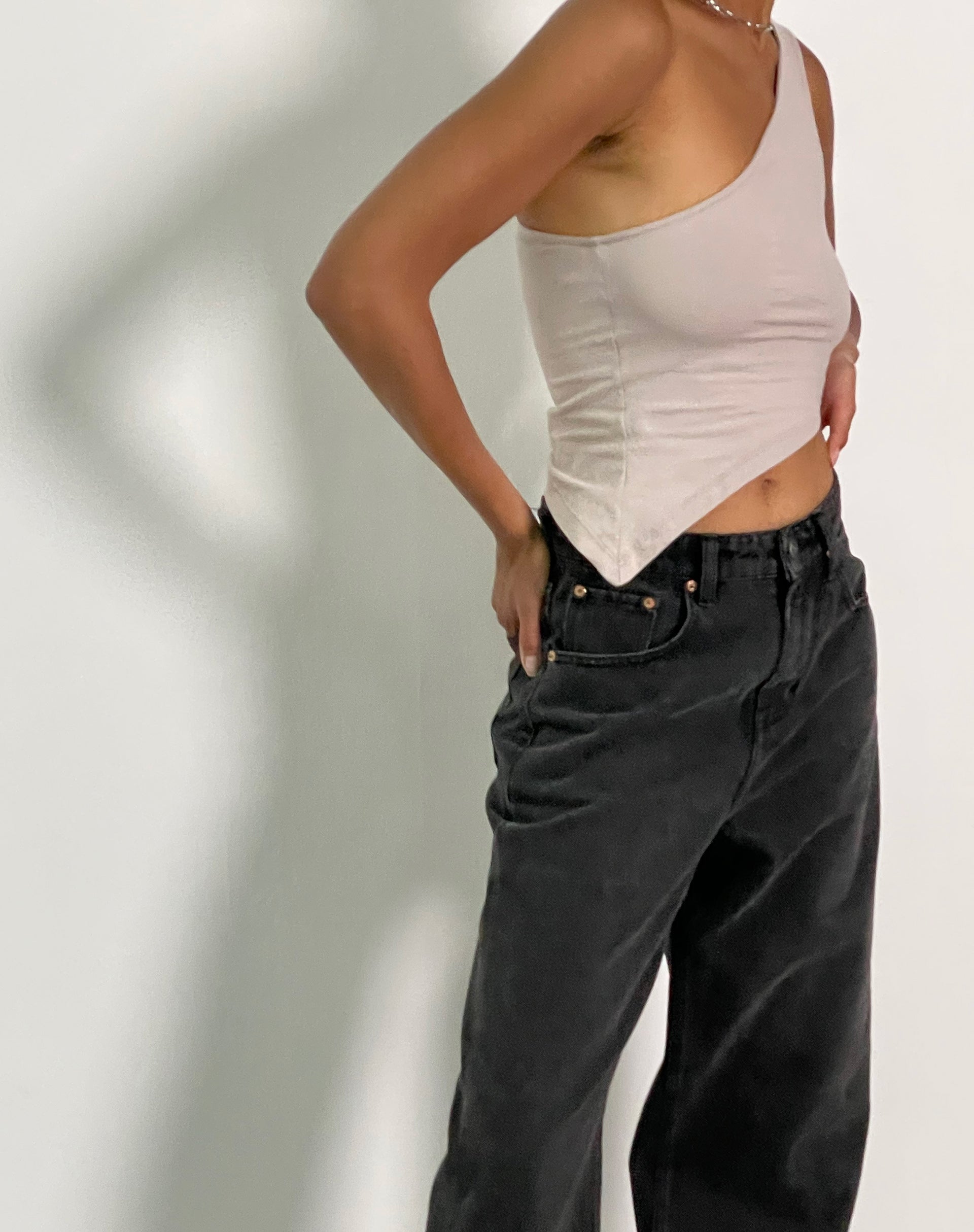 Image von Bayva Crop Top aus Lycra Hafermilch