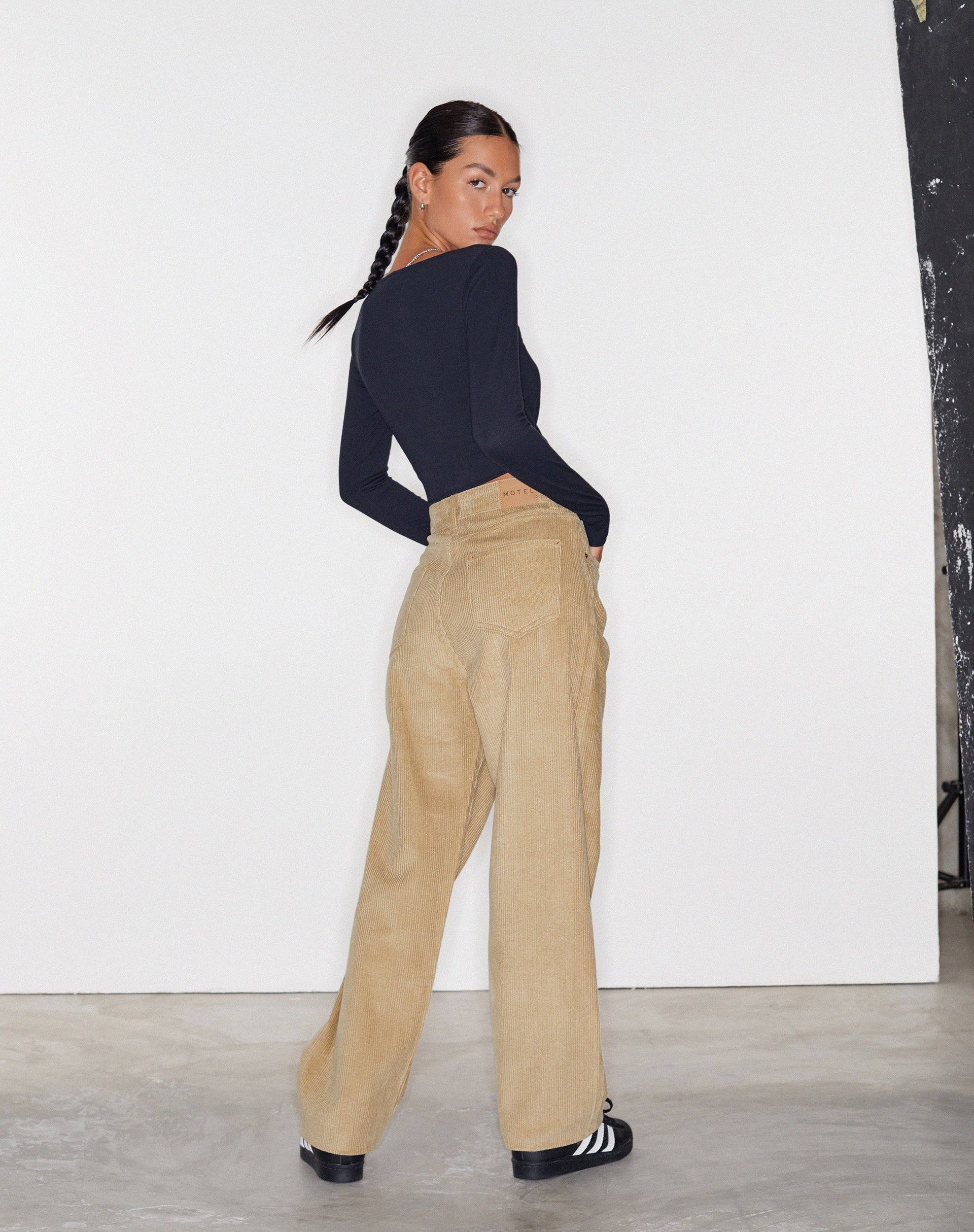 Bild von Parallel Jean in Cord Sand