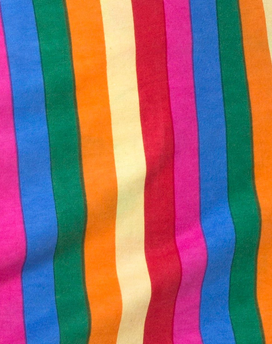 Bild von Monira Crop Top in Good Times Stripe X Princess Polly