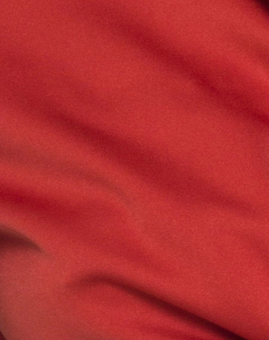 Image von Pilar Bluse aus Satin Rust