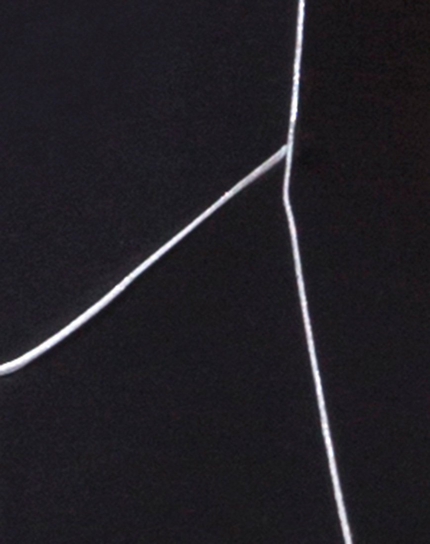 Bild von Pion Plunge Catsuit in Schwarz mit Paspelierung