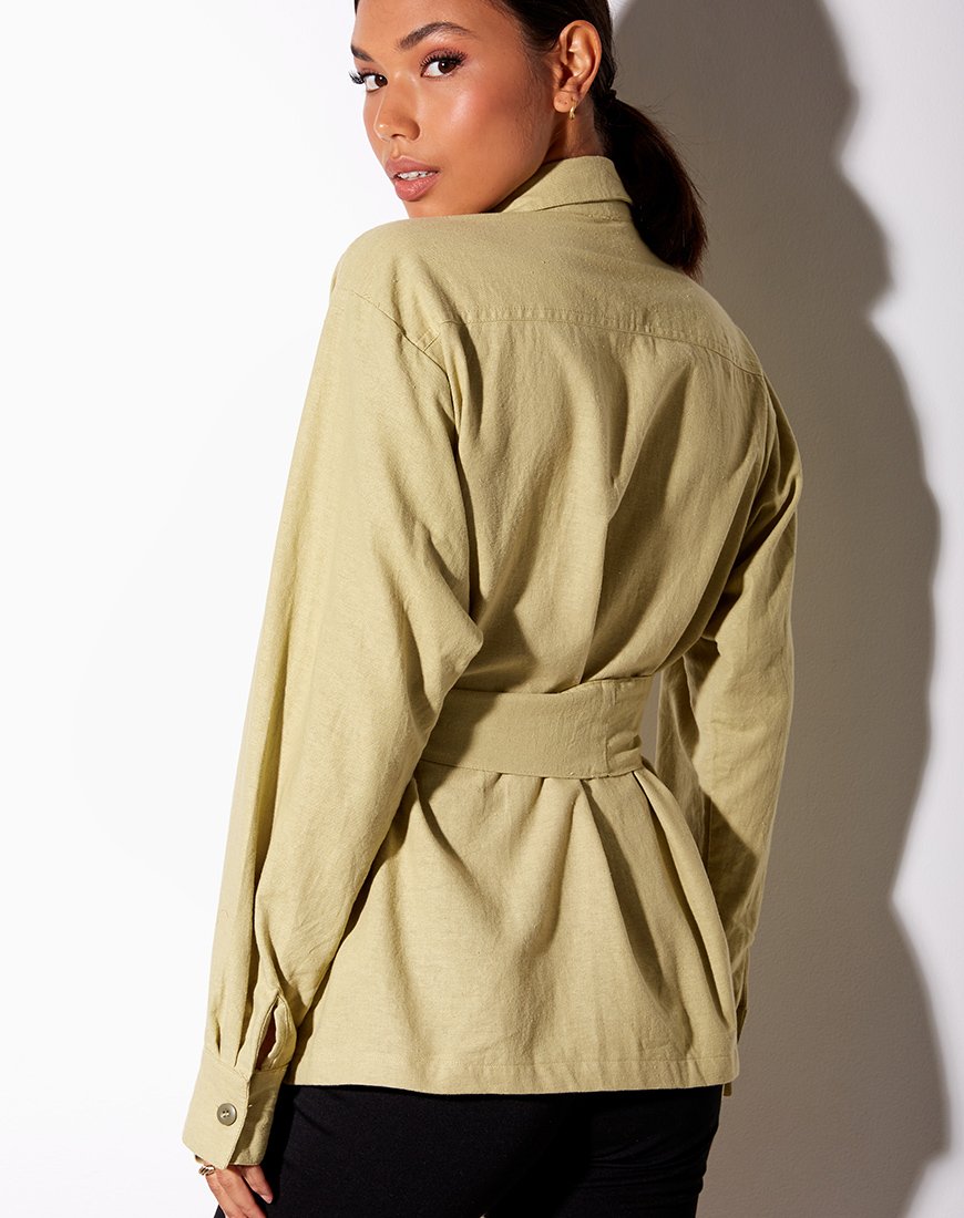 Bild von Prami Shirt in Dusky Green