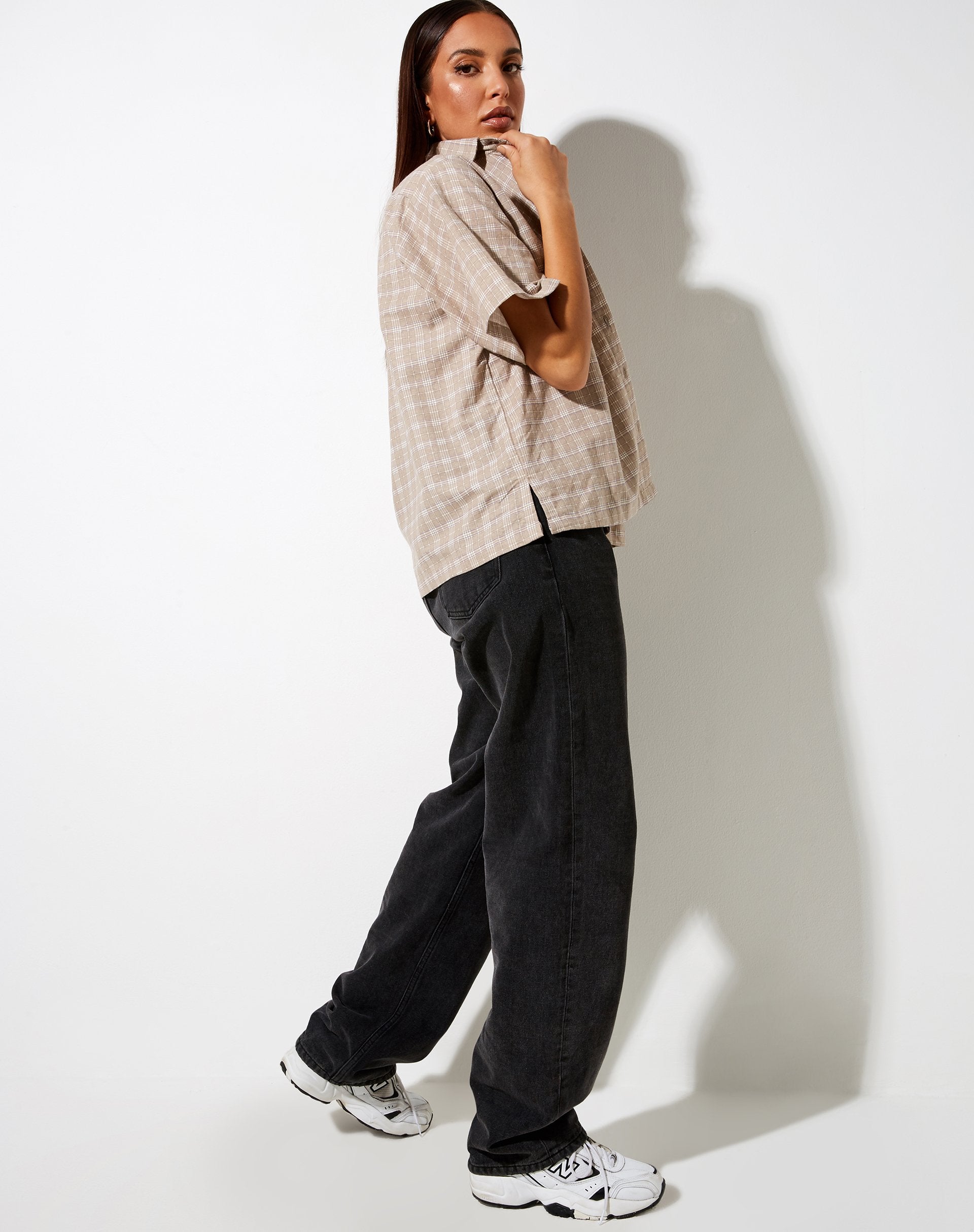 Image von Pride Hemd in Taupe Check