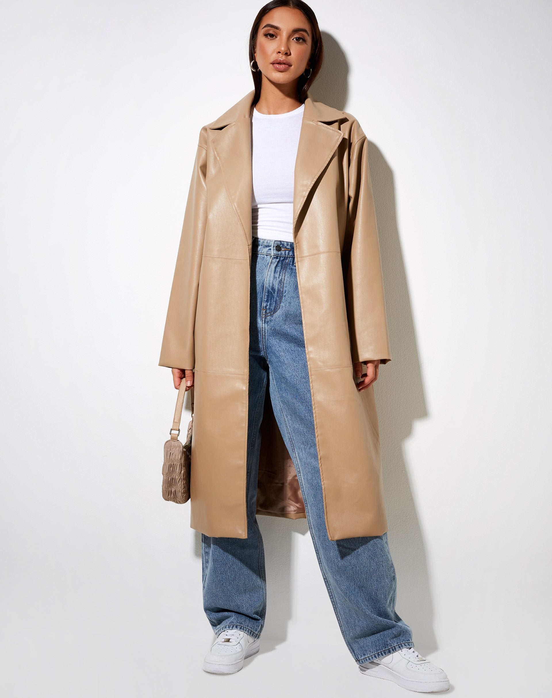 Bild von Duster Coat in PU Tan