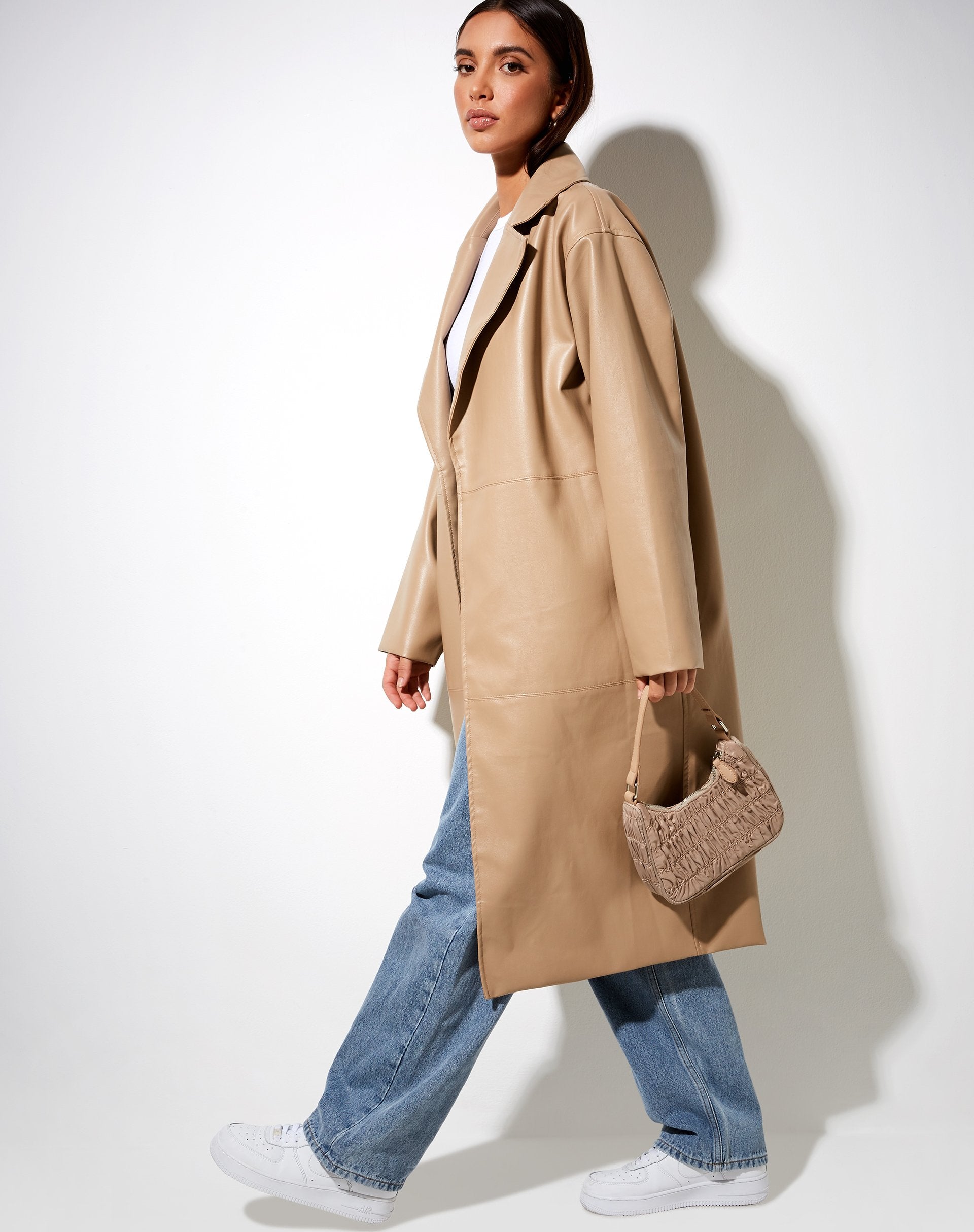 Bild von Duster Coat in PU Tan