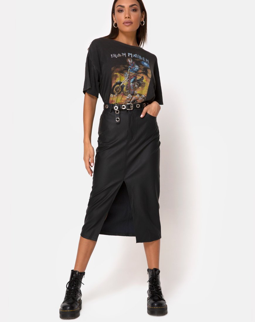 Pyra Midirock aus PU Schwarz