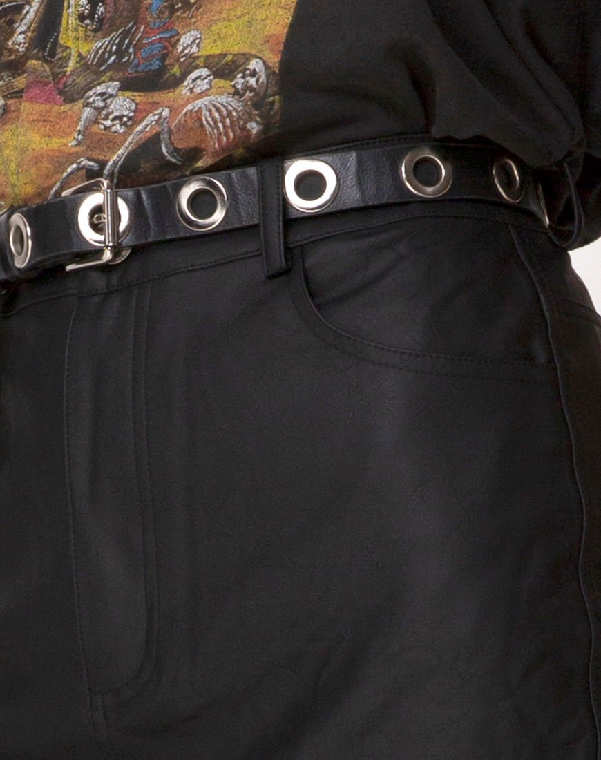 Bild von Pyra Midirock aus PU Schwarz