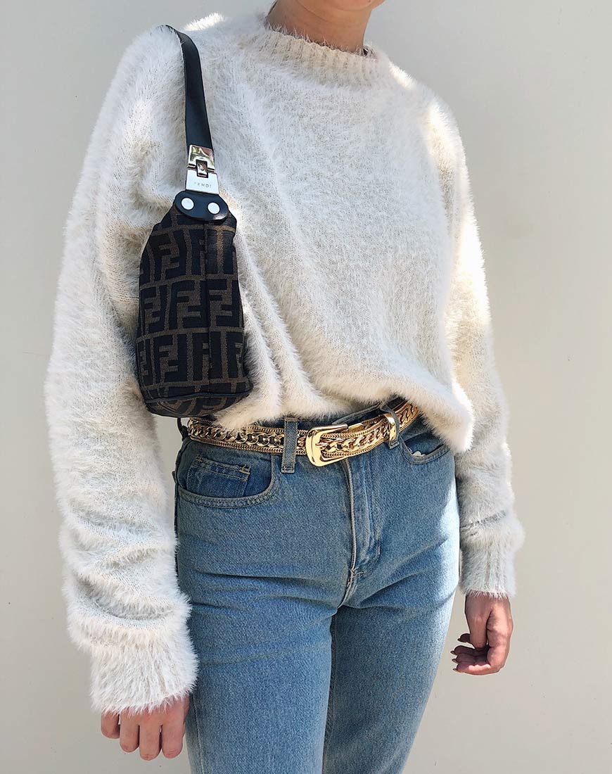 Margo Pullover aus Haferflockenstrick
