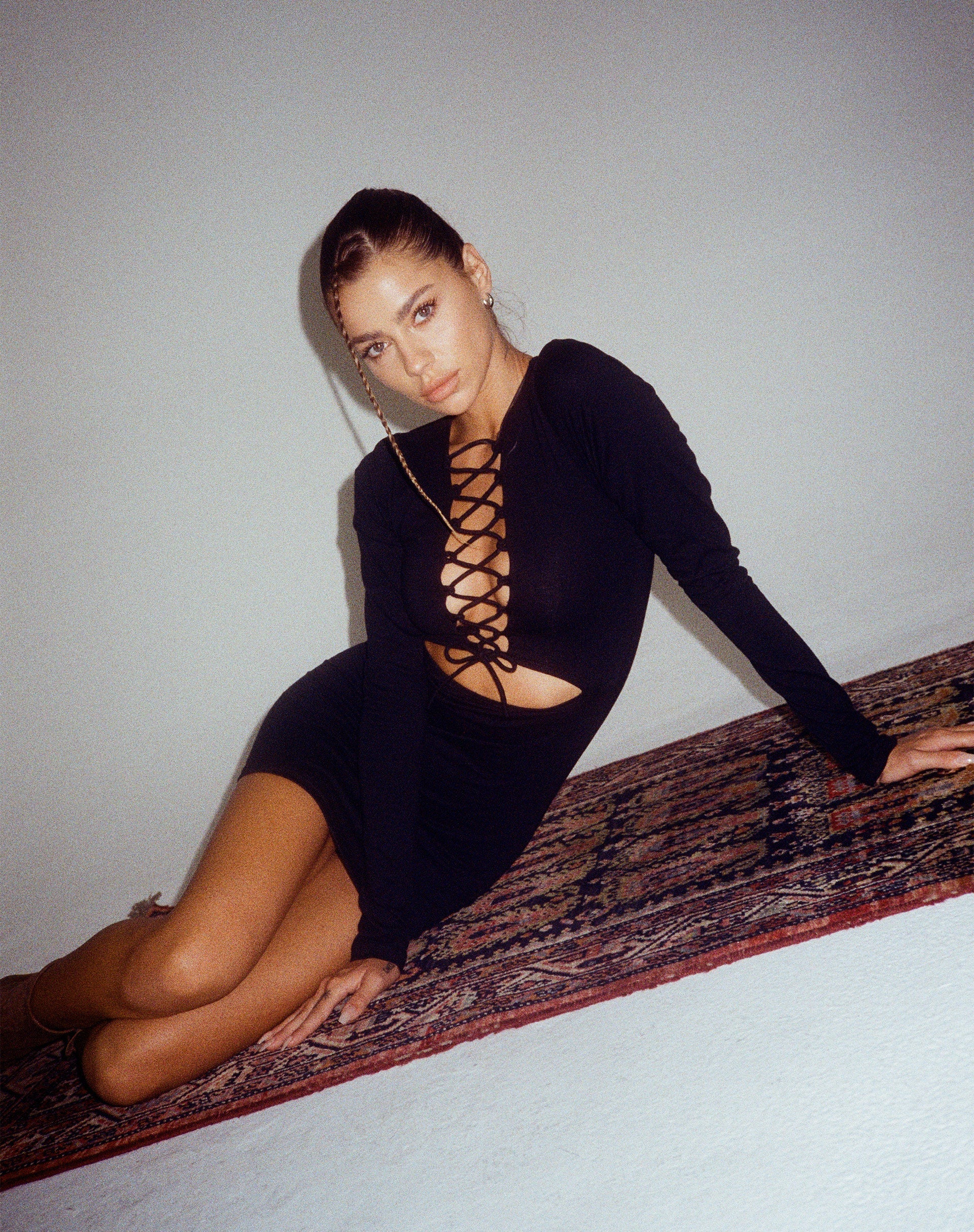 Bild von Modita Minikleid aus Lycra Schwarz