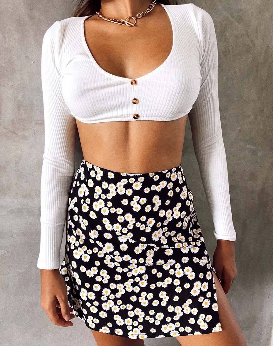 Sheny Mini-Rock in Mini Daisy Schwarz