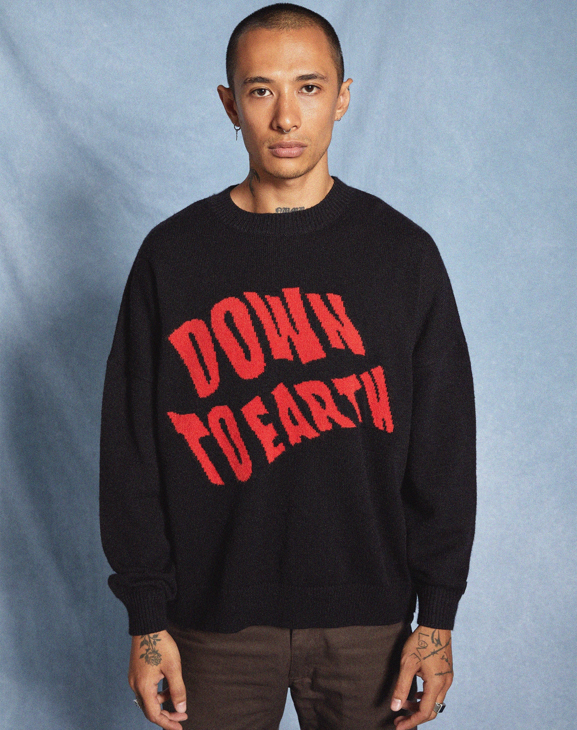 Bild von Jamin Jumper in Schwarz Down To Earth