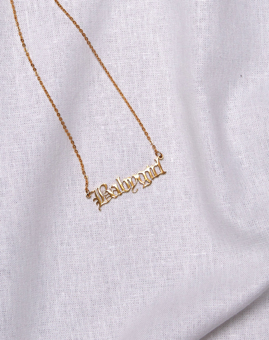 Halskette in "Baby Girl" Gold