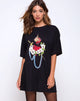 Bild von Sunny Kiss Oversize Tee in Sacred Heart