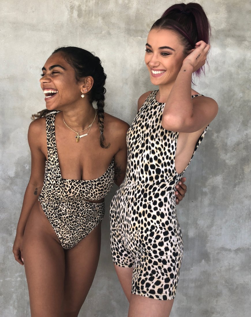 Bild von Acro Unitard in Cheetah