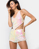 Bild von Crystal Short in Fishcale Disc Pailletten Austernschale