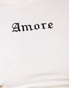 Rippe Winter Weiß Amore Embro