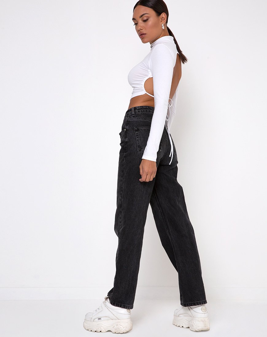 Bild von Quelia Crop Top in Weiß Saint Embro