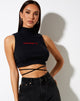 Bild von QUERA TOP RIB BLACK MAKE BOYS CRY EMBRO