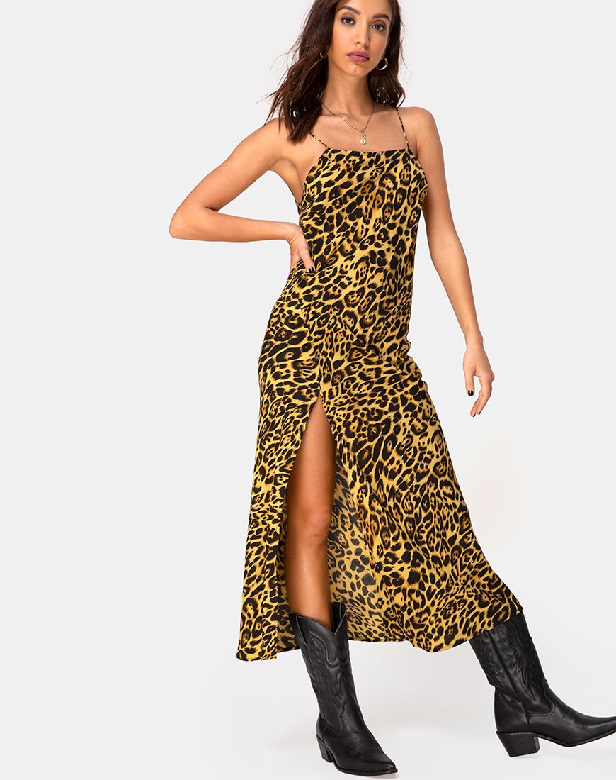 Quinty Kleid in Leopard