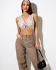 Bild von Raeless Crop Top in Tonal Zebra