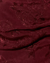 Satin Rose Burgund