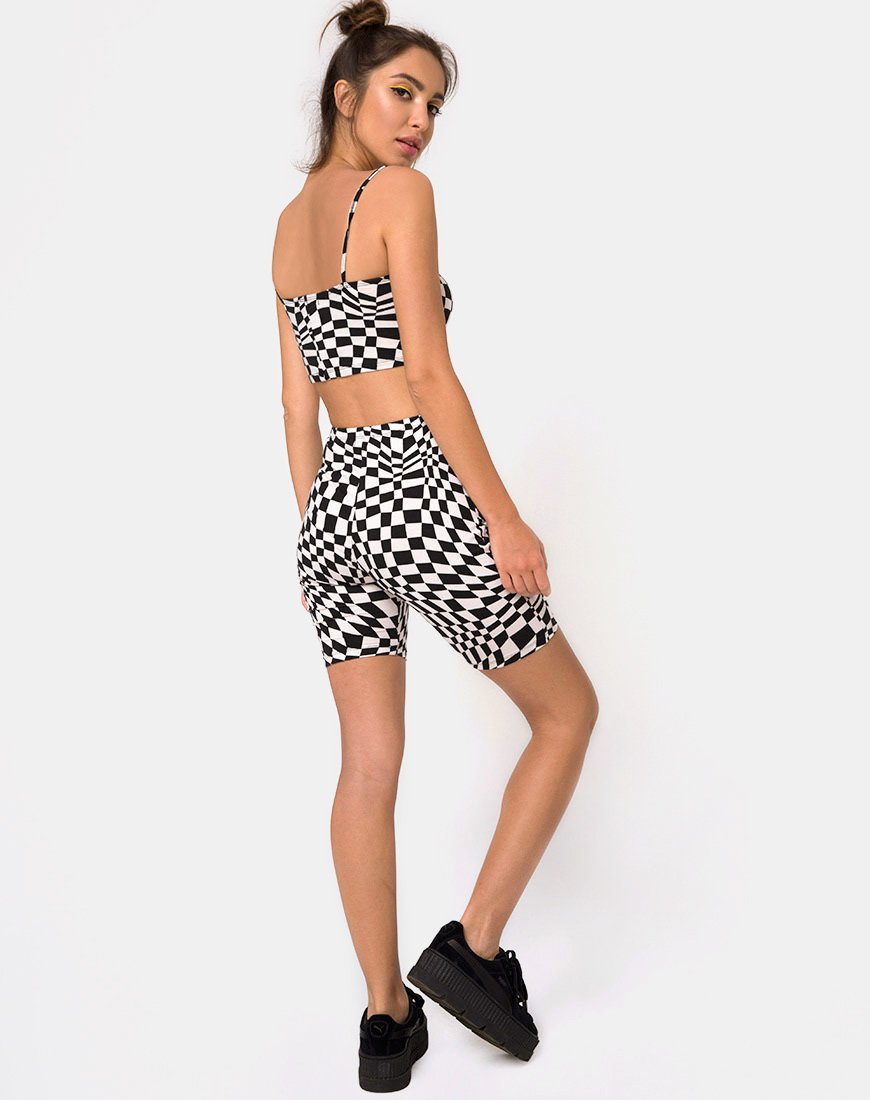 Image of Ramo Bandeau mit quadratischer Flagge Schwarz und Weiß