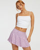 Bild von Rara Minirock in Ditsy Rose Flieder