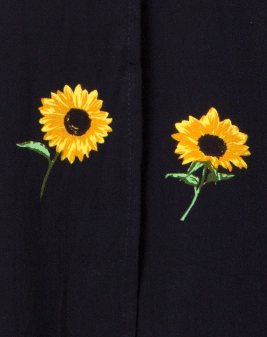 Image of Rawa Wickelkleid in Ditsy Sonnenblume