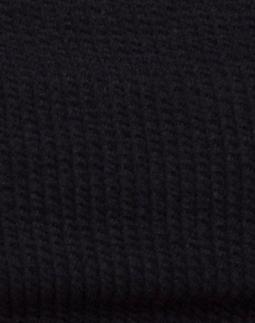 Image of Rawlins Bikini-Oberteil aus Crinkle Rib Schwarz