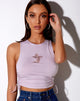 Bild von Raze Crop Top in Violett Cupid Embro