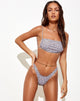 Bild von Reema Bikini-Oberteil in Retro Fliese