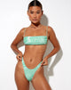 Bild von Reema Tube Bikini Top in 70s Ripple Grün