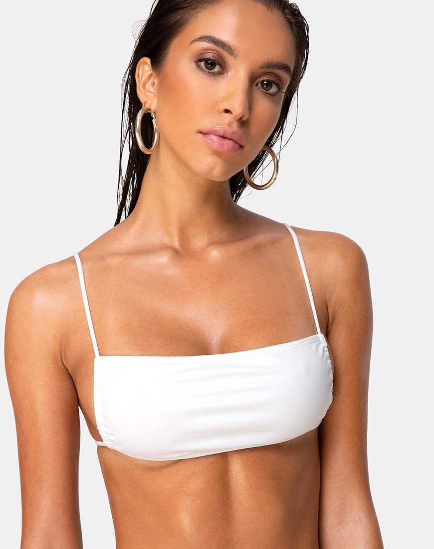Reema Bikini-Oberteil in Elfenbein
