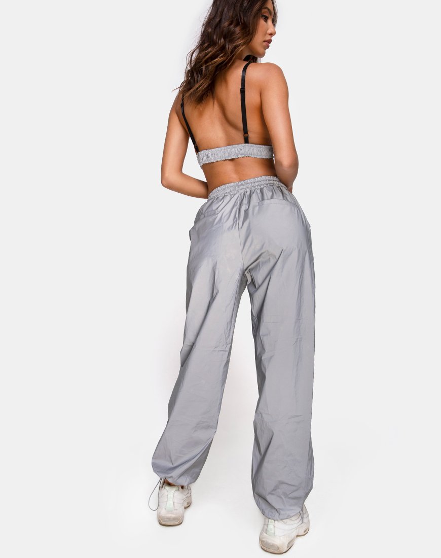 Image of Beval Jogger-Hose in reflektierendem Silber
