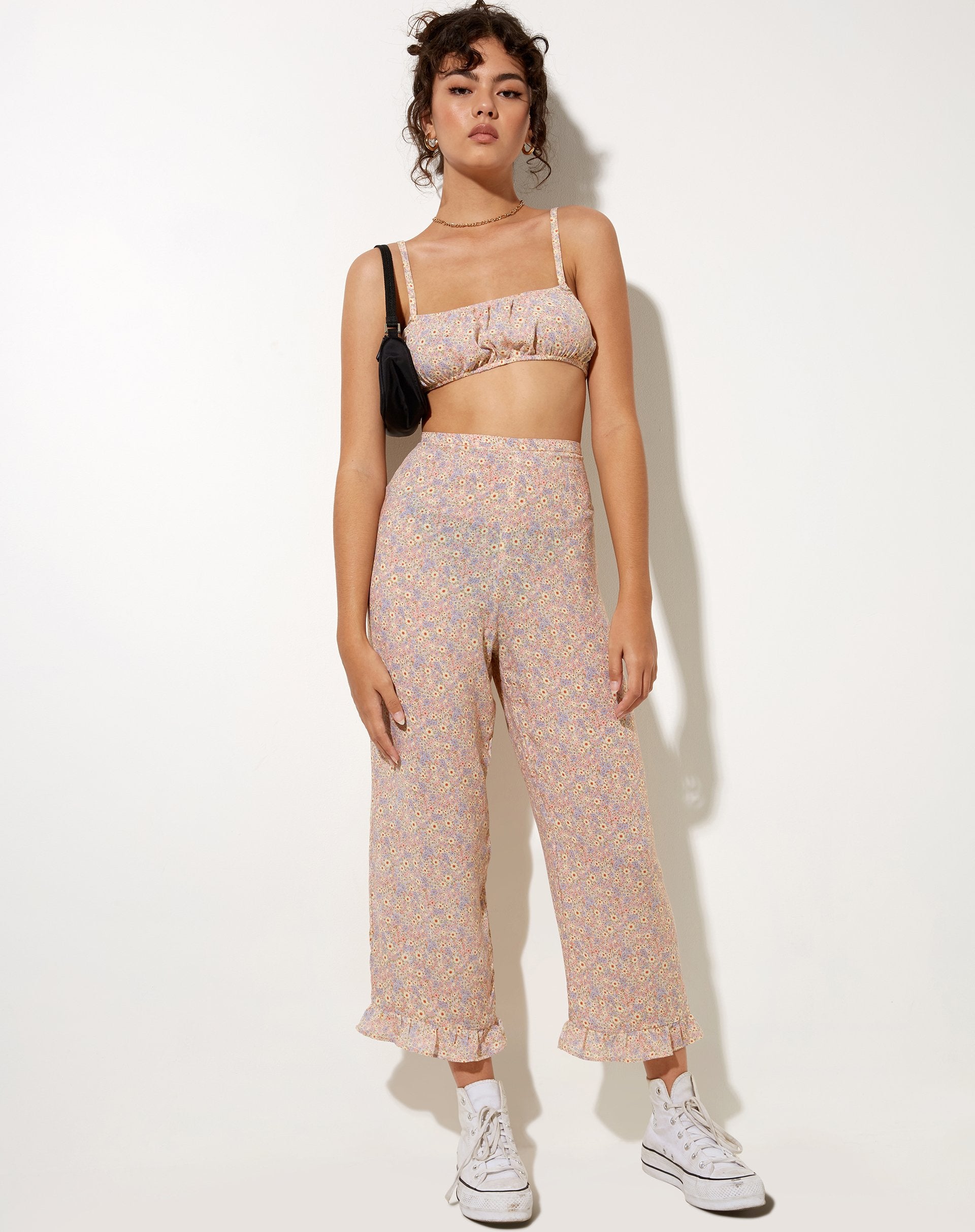 Bild von Bianca Culotte Hose in 70s Prairie Girl Floral