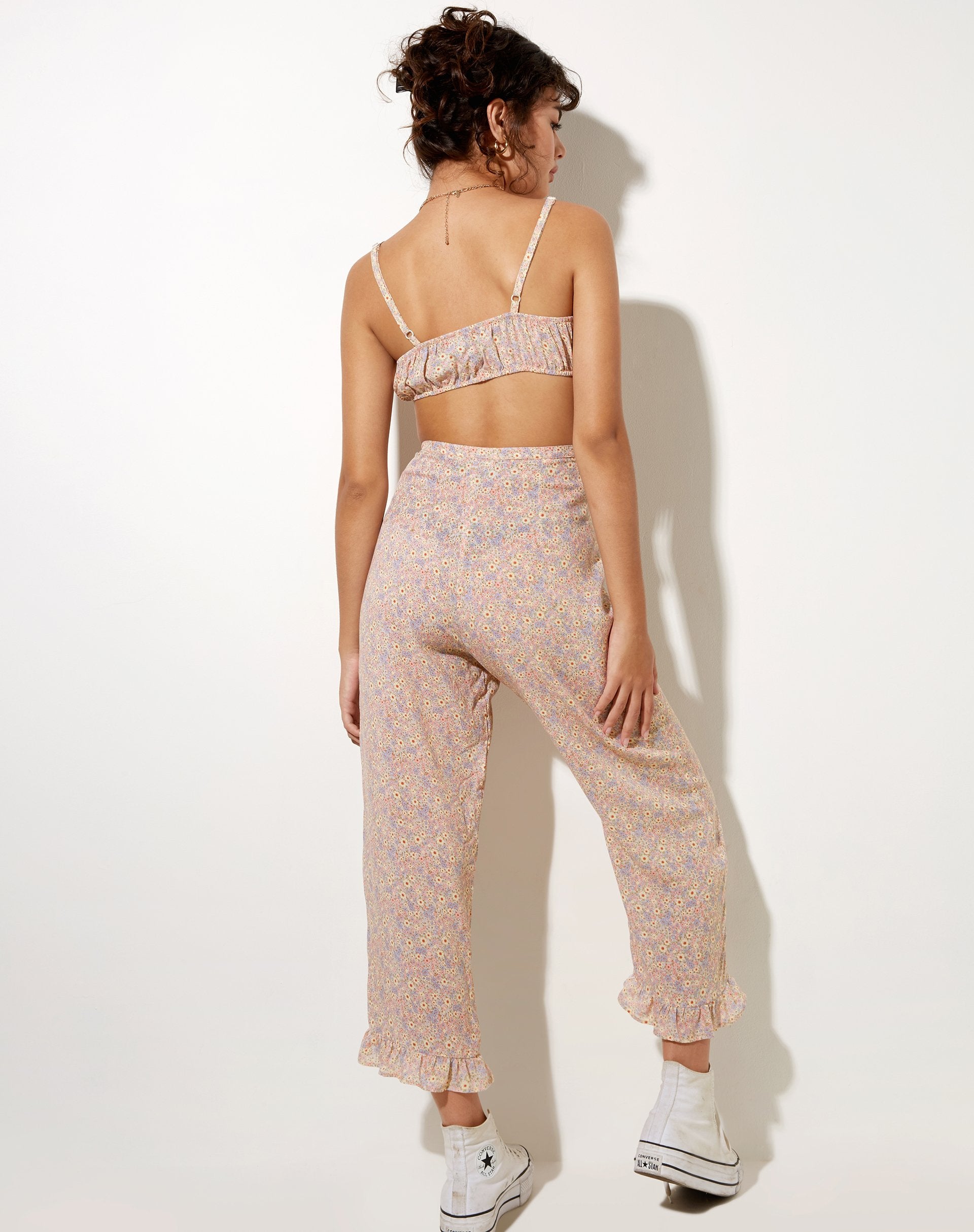 Bild von Bianca Culotte Hose in 70s Prairie Girl Floral