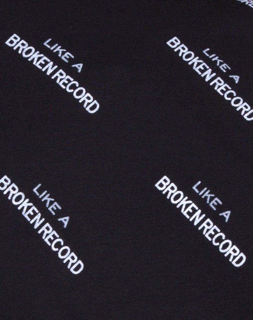 Bild von Oversize Basic Tee in Like a Broken Record