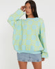 Image of Akari Pullover in Optiz Maze Blau